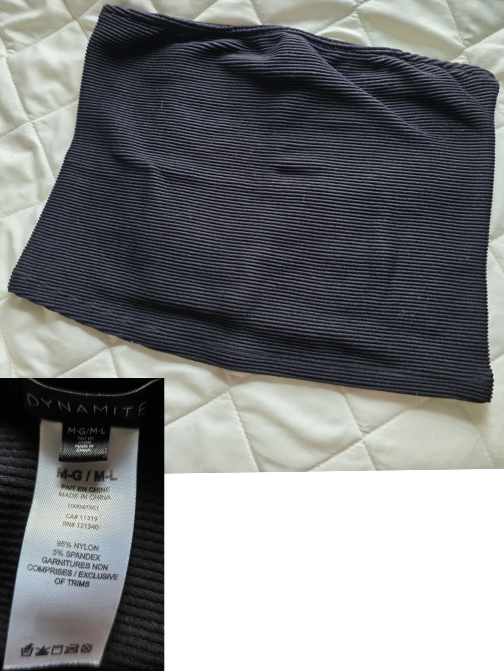 💛 Ribbed Tube Top - Picture 2 of 3